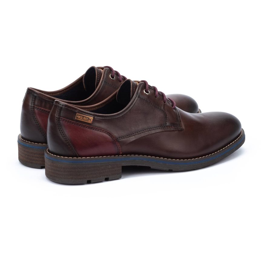 Men's Pikolinos YORK Casual Shoes Brown | NZ AA80319